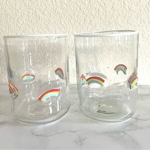 Anthropologie Rainbow Glass Icon Glasses, pre-owned, great condition!